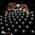 Светодиодная сетка, 2х4м., 514 LED, холодный белый, 8 режимов свечения, с защитным колпачком, черный ПВХ провод. 07-5142