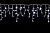 Гирлянда Бахрома 5х0.6м., 170 LED, холодный белый, с мерцанием, белый резиновый провод (Каучук). 03-4060