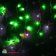 Гирлянда Бахрома, 3х0.9 м., 144 LED, зеленый, с мерцанием, черный ПВХ провод. 07-3511