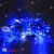 Гирлянда Нить, 10м., 100 LED, синий, без мерцания, белый провод (пвх), с защитным колпачком. 11-1779