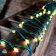 Гирлянда светодиодная "Полоса", 10м. 100 LED. Теплый белый свет. Провод зеленый. 10-3615