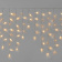 Гирлянда Бахрома 3х0.6м., 144 LED, теплый белый, без мерцания, прозрачный ПВХ провод с защитным колпачком. 16-1025