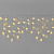 Гирлянда Бахрома 3х0.6м., 108 LED, желтый, без мерцания, прозрачный ПВХ провод с защитным колпачком. 16-1004