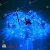 Гирлянда на деревья, спайдер, 5х20м, 100м, 1000 LED, 24B, синий, с мерцанием, прозрачный ПВХ провод с защитным колпачком. 11-1071