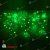 Гирлянда Бахрома 3.2х0.8 м., 200 LED, зеленый, с мерцанием, контроллер, черный ПВХ провод с защитным колпачком. 11-1056