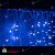 Гирлянда светодиодный занавес 2х9 м., 2250 LED, синий, без мерцания, без контроллера, прозрачный ПВХ провод (Без колпачка). 11-1139
