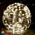 Объемная фигура 3D "Пушистый шар", D60см, 28Вт, 516 LED, цвета: теплый белый. 19-1045