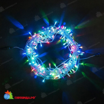 Гирлянда на деревья 2x20м., Комплект 40м, 400 LED, RGB, прозрачный ПВХ провод, 30Вт./24В.трансформатор до 60м. 04-3408+04-3630