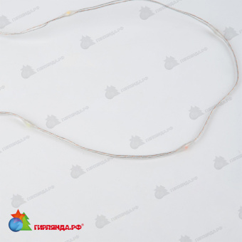 Гирлянда светодиодная "Полоса", 10м. 100 LED. Разноцветный свет. Провод прозрачный. 10-3617