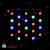 Гирлянда светодиодный занавес Звезды 2х2м., 20 LED, мульти, прозрачный провод. 07-3571