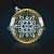Световой новогодний шар со снежинкой - 4000х4000х4000, Дюр:хол. Нитка:тепл. 24в. 09-3434