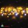 Гирлянда Бахрома, 3,1х0.5 м., 150 LED, теплый белый, с мерцанием, прозрачный ПВХ провод (Без колпачка), 220В. 04-3238