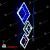 Светодиодная Консоль «Ромбы», 80x180 см, RGB, 220В. 04-4528