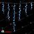 Гирлянда Бахрома 1x1м., 65 LED, Небесно-голубой, без мерцания, прозрачный провод (силикон), 04-4226