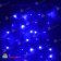 Гирлянда светодиодный занавес 1x6 м., 600 LED, синий, без мерцания, прозрачный ПВХ провод 220В. 04-3310