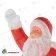 Акриловая светодиодная фигура "Санта Клаус" 210х75х60 см, холодный белый, прозрачный ПВХ провод. 14-1544