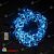 Гирлянда Бахрома на Батарейках, 3х0,5м., 100 LED, Светло-голубой, с мерцанием, прозрачный провод (силикон), 04-4220