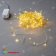 Гирлянда светодиодная "Роса", 10м. 250 LED. Теплый белый свет. Провод прозрачный. 10-3620