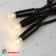 Занавес светодиодный с эффектом мерцания, 3х2м. 384 LED. Теплый белый свет. Провод черный. 10-3844