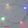 Гирлянда светодиодная "Полоса", 10м. 100 LED. Разноцветный свет. Провод прозрачный. 10-3617