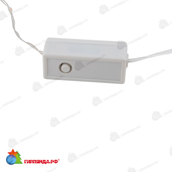 Гирлянда светодиодная "Полоса", 10м. 100 LED. Разноцветный свет. Провод прозрачный. 10-3617