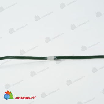 Гирлянда светодиодная "Полоса", 10м. 100 LED. Белый свет. Провод зеленый. 10-3616