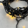 Гирлянда Нить, 10м., 75 LED, Тепло-Белый, с мерцанием каждого диода Теплый Белый, черный провод (каучук). 04-4307