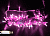 Гирлянда Нить, 10м., 100 LED, Розовый, с мерцанием, белый провод (пвх), с защитным колпачком. 07-3792