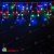 Гирлянда Бахрома, 3,1х0.5 м., 150 LED, мульти, с мерцанием, прозрачный ПВХ провод (Без колпачка), 220В. 04-3235