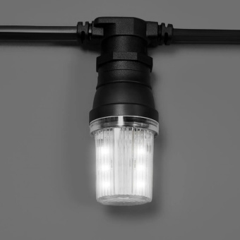 Светодиодная лампа для белт-лайт Строб-лампа, d=40 мм., E27, 3Вт, холодный белый. 16-1168