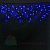 Гирлянда Бахрома, 3,1х0.5м., 150 LED, синий, без мерцания, черный резиновый провод (Каучук), с защитным колпачком. 04-3157