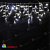 Гирлянда Бахрома, 3,1х0.5 м., 120 LED, холодный белый, с мерцанием, прозрачный ПВХ провод с защитным колпачком, 220В. 04-3223