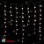 Гирлянда Бахрома, 3,2х0.9м., 168 LED, Экстра Тепло-Белый, с мерцанием, черный провод (каучук), с защитным колпачком. 04-4240