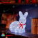 Светодиодная фигура «Зайчик», 40 LED, 27x15x32 см. 10-3703.
