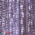 Гирлянда светодиодный занавес Водопад 5 нитей 5 м., 800 LED, холодный белый, прозрачный ПВХ провод. 13-1205