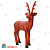 Акриловая светодиодная фигура Бурый олень 100 см, 380 светодиодов, IP 65, понижающий трансформатор в комплекте, 14-1543