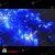 Гирлянда Нить, 10м., 100 LED, синий, с мерцанием, прозрачный провод (пвх), с защитным колпачком. 11-1775