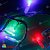 Гирлянда Нить 5+5 м, 100 LED, RGB, с мерцанием, белый провод, каучук (резина). 17-1232