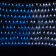 Светодиодная сетка 3x1 м., 320 LED, синий, с эффектом бегущий огонь, контроллер, прозрачный провод, 24В. 04-3260