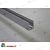 Профиль алюминиевый для гибкого неона сечением 15х15мм, 1 м. 11-2445