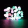 Гирлянда нить с насадками ШАРИКИ D23мм, 7м., 75 LED, RGB, черный резиновый провод (Каучук). 04-3195