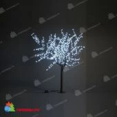 Светодиодное дерево Вишня высота 1.9 м., диаметр 1.5 м., 972 LED, без мерцания, холодный белый. 11-1009