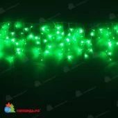 Гирлянда Бахрома, 3х0.5 м., 112 LED, зеленый, с мерцанием, прозрачный ПВХ провод. 07-3459