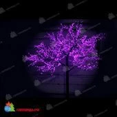 Светодиодное дерево Вишня высота 3.6 м., фиолетовый, постоянное свечение. 11-1180