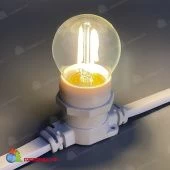Светодиодная лампа для белт-лайт, d=45 мм., филаментная, E27, 2Вт, теплый белый. 06-3147