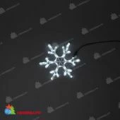 Снежинка светодиодная с мерцанием, 40 см, 50 LED, холодный белый. 11-2151