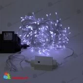 Гирлянда Нить "Твинкл-лайт" 10м., 360 LED, холодный белый, светодинамическая, прозрачный провод (пвх). 13-1409