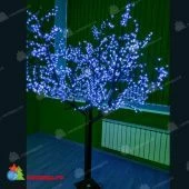 Светодиодное дерево Сакура высота 2.4 м., 1728 LED, синий. 13-1445