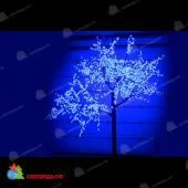Светодиодное дерево Вишня высота 3.6 м., синий, постоянное свечение. 11-1178