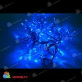 Гирлянда Нить, 20м., 192 LED, синий, без мерцания, белый резиновый провод (Каучук). 11-1732